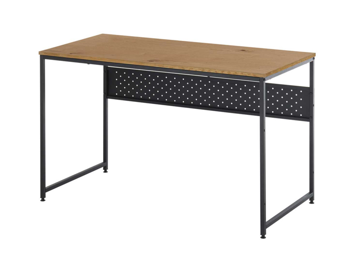Bureau rectangulaire 120 cm avec caisson