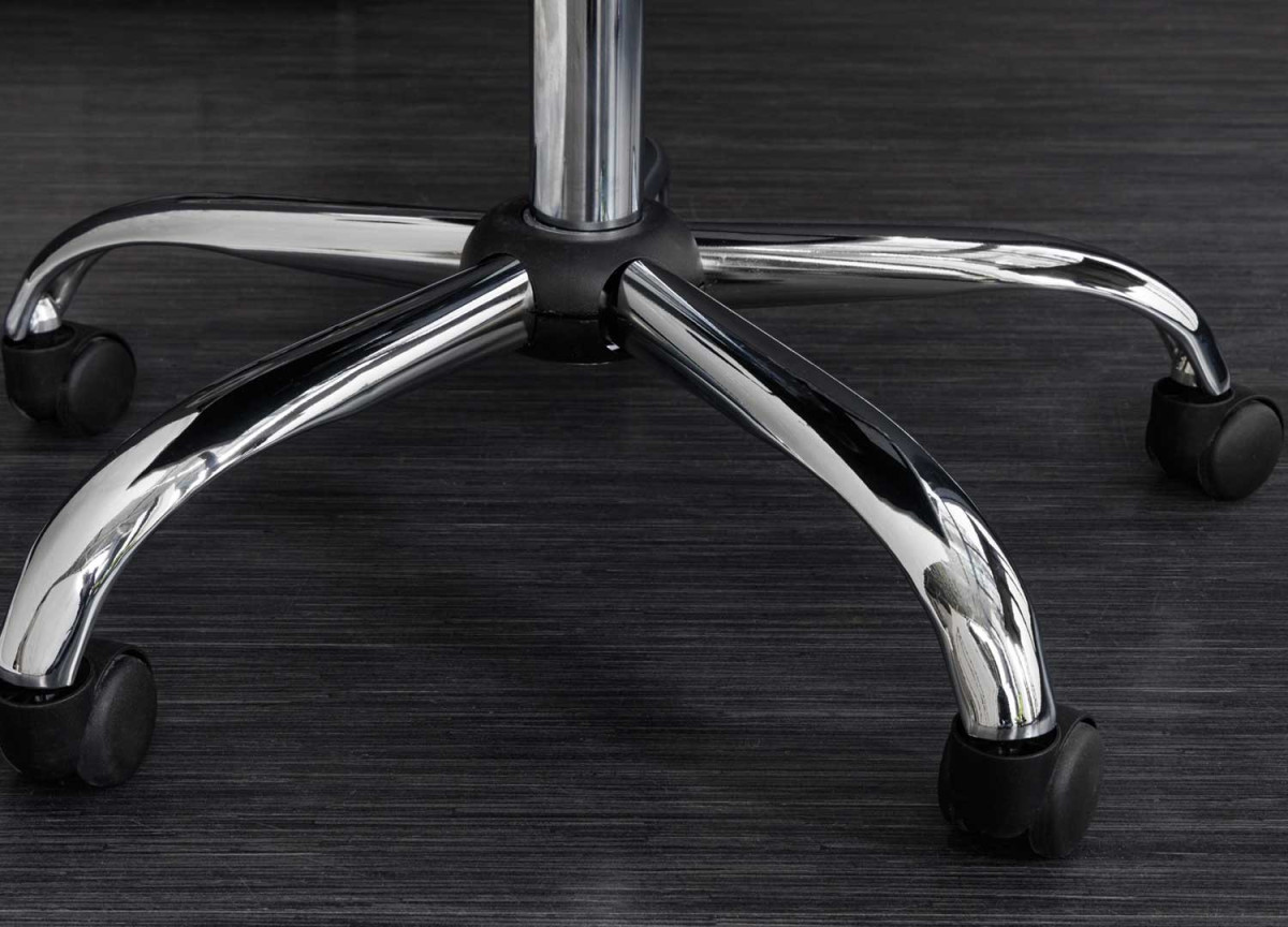 Fauteuil de bureau simili cuir blanc