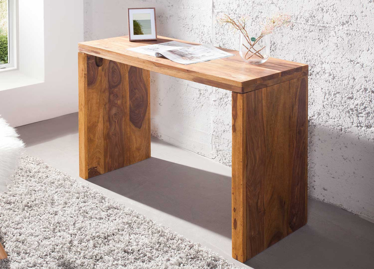 Bureau en bois massif pas cher