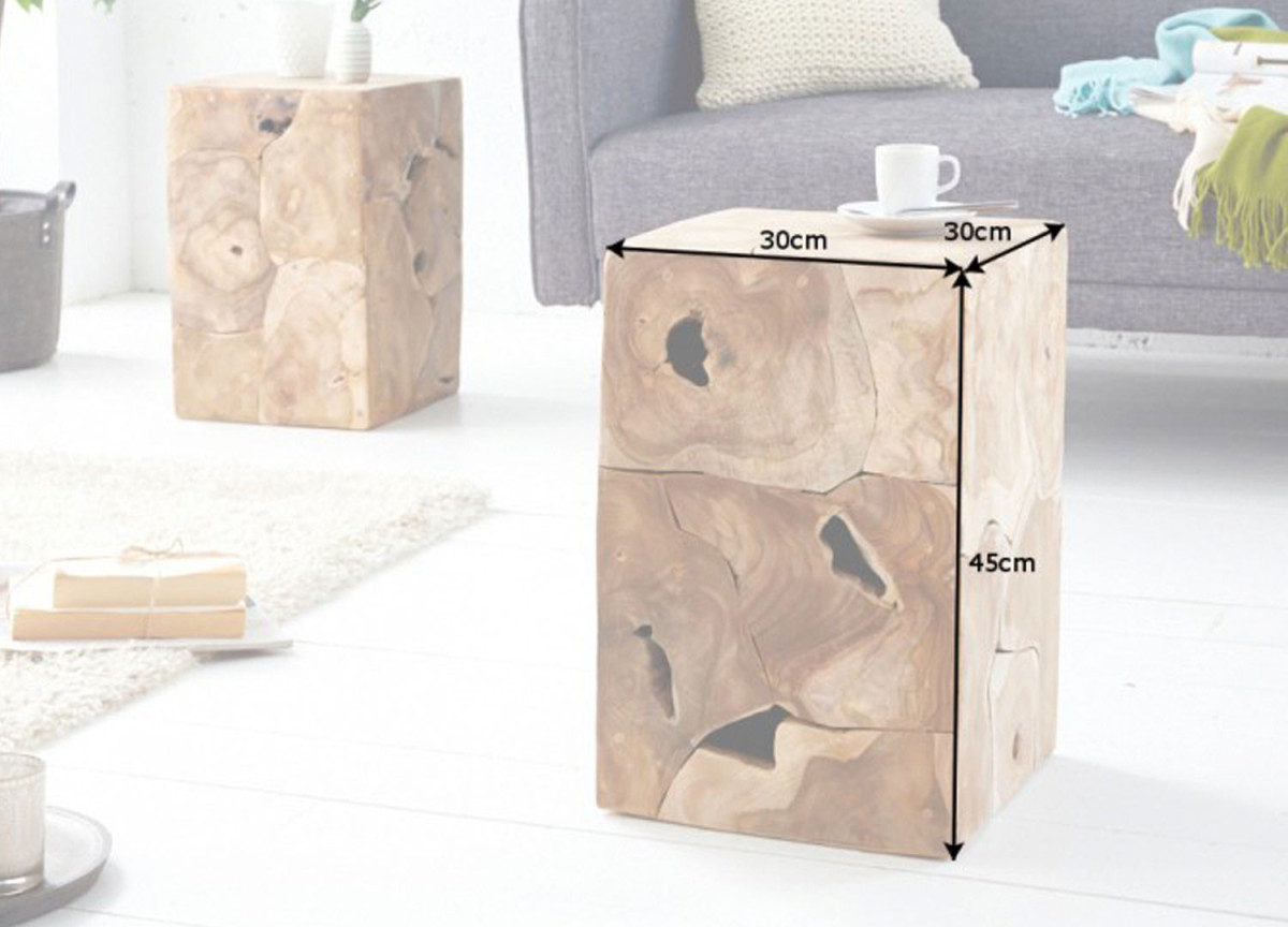 Table d'Appoint - Bout de Canapé en Teck