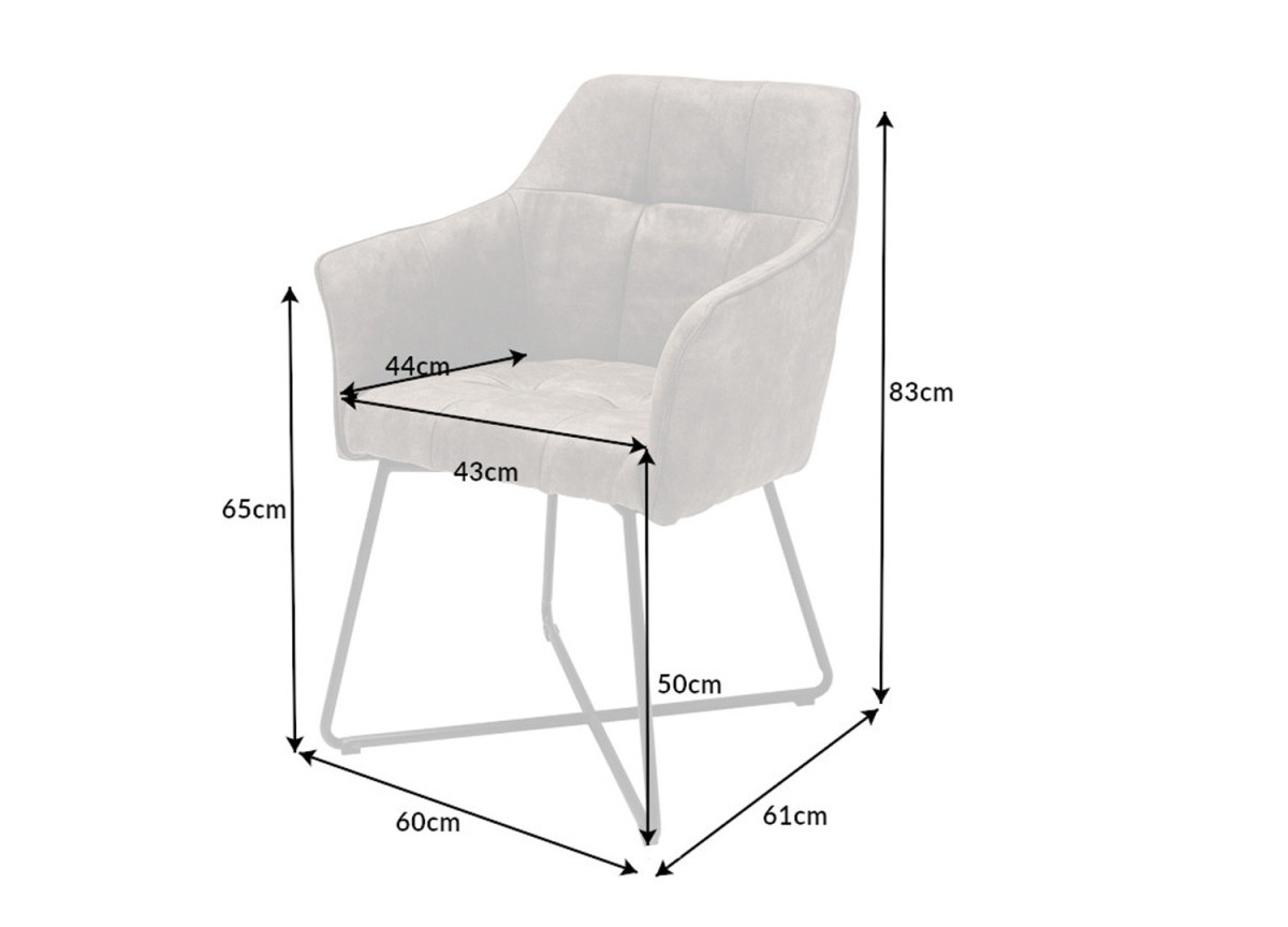Lot de 2 fauteuils en microfibre taupe