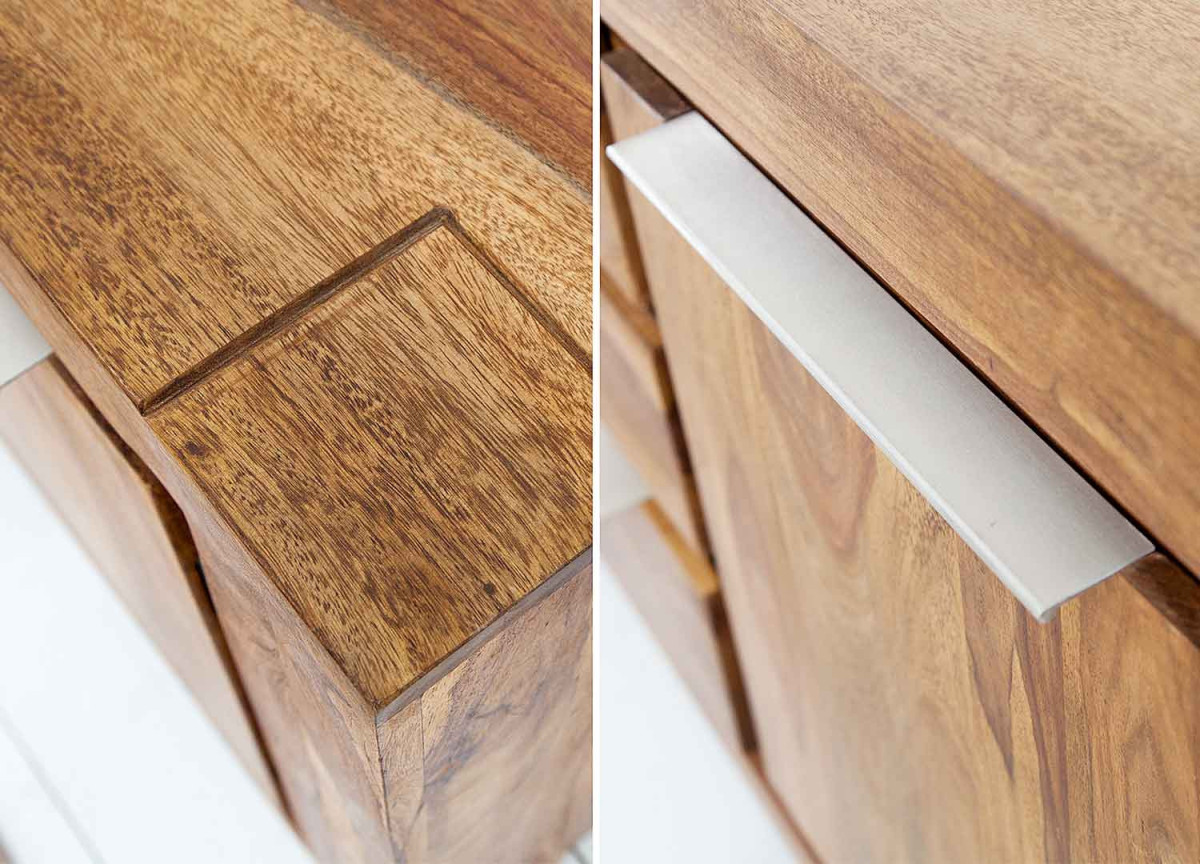 Buffet en bois massif 175 cm