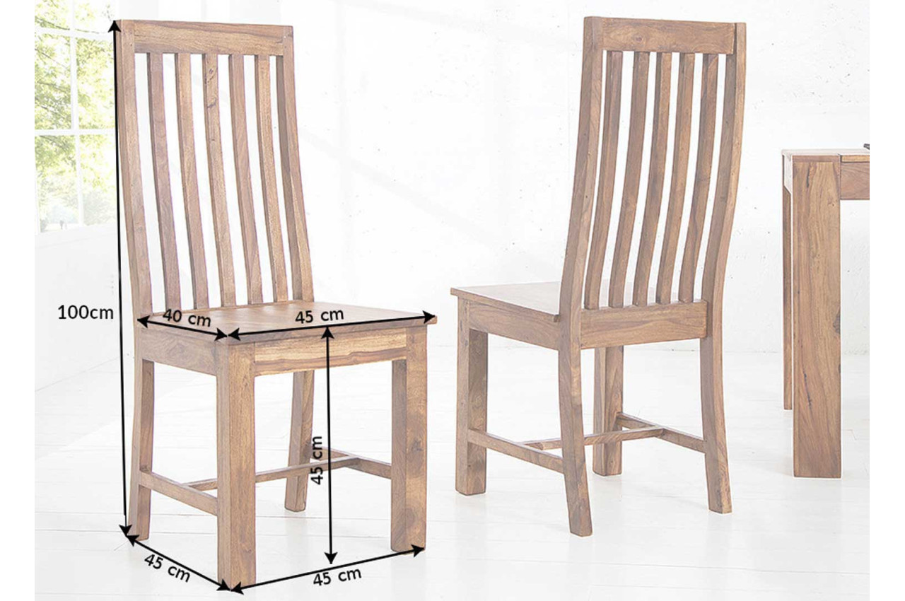Chaises design en bois minimalistes ARCWOOD par 2