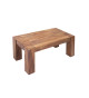 Table basse rectangulaire en sesham 100 cm