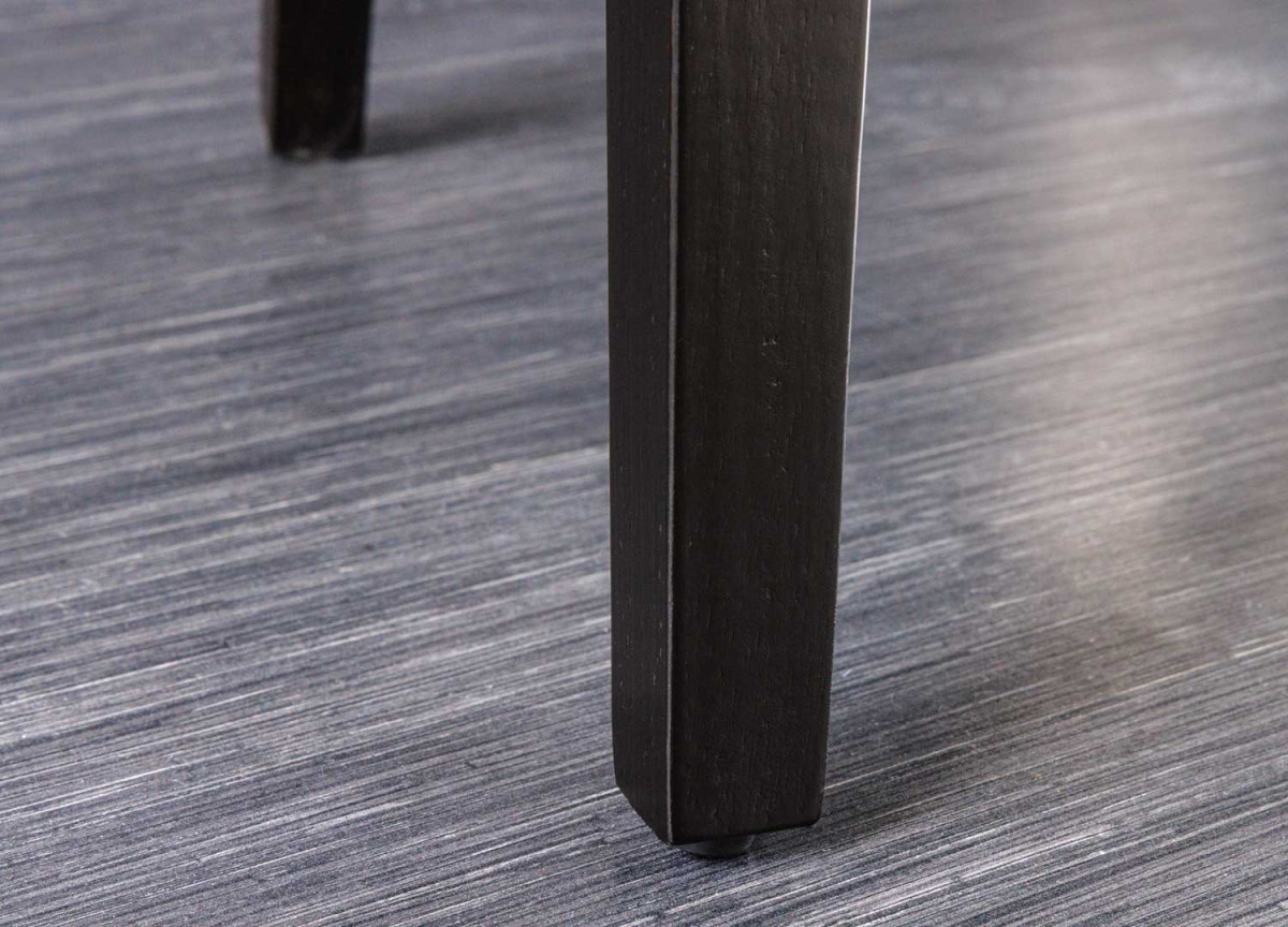Fauteuils style baroque beige et noir