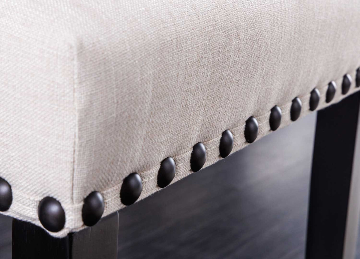 Chaises style moderne baroque beige et noir