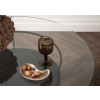 Table basse ronde en verre