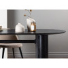 Table de repas noir 180 cm