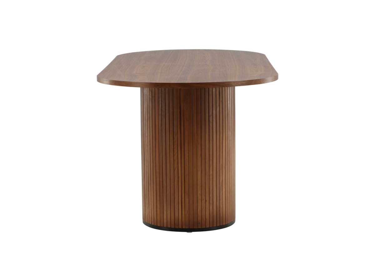 Table de repas en placage de bois 200 cm