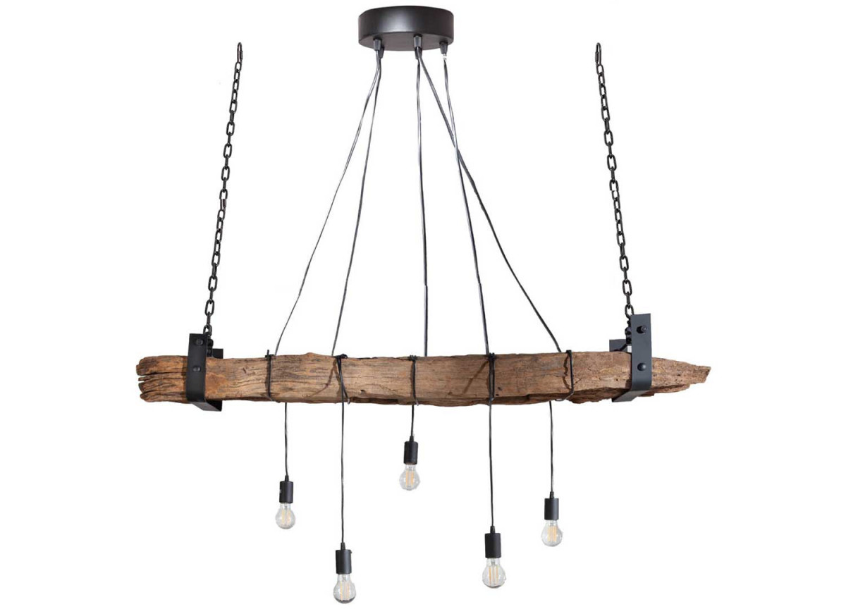 Suspension poutre rustique 152 cm