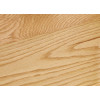 Table d'appoint en placage de bois et métal noir