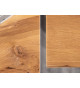 Table de bar en chêne sauvage 120 cm