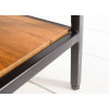 Table basse plateau relevable manguier et métal