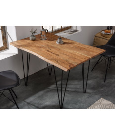Petite table en bois massif 120 cm