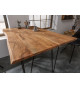 Petite table en bois massif 120 cm