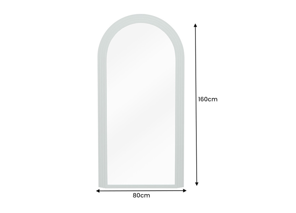 Grand miroir 160 cm vert sauge