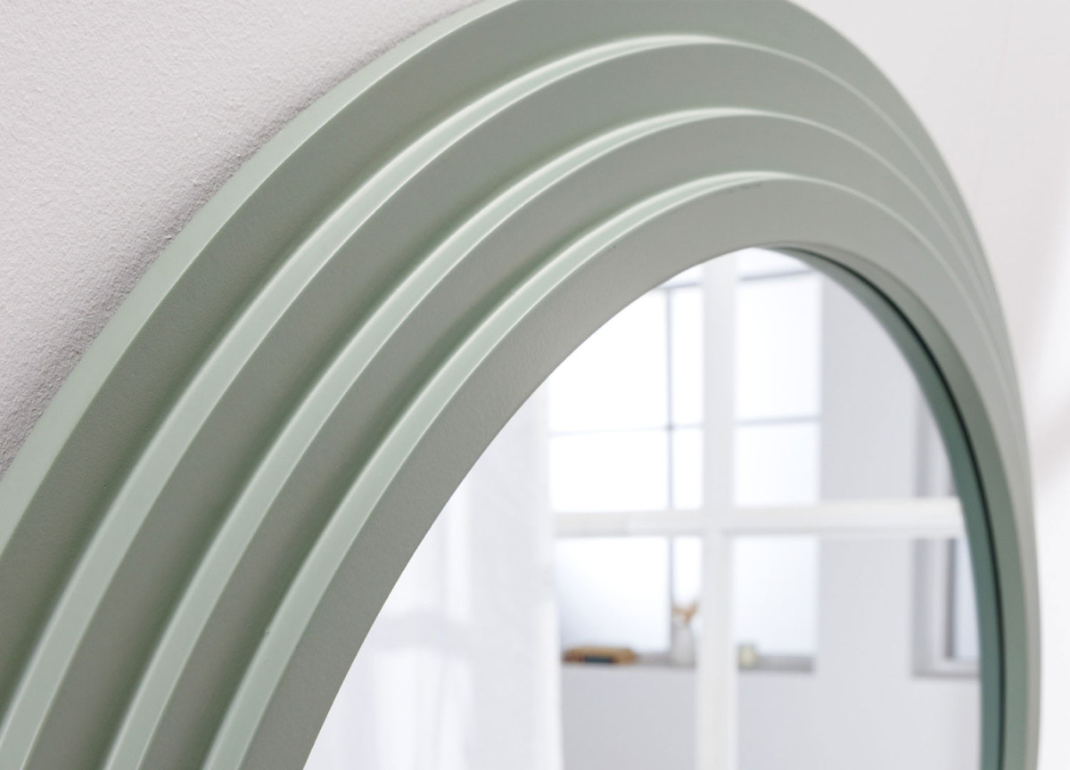 Miroir Art Déco 160 cm Vert Sauge