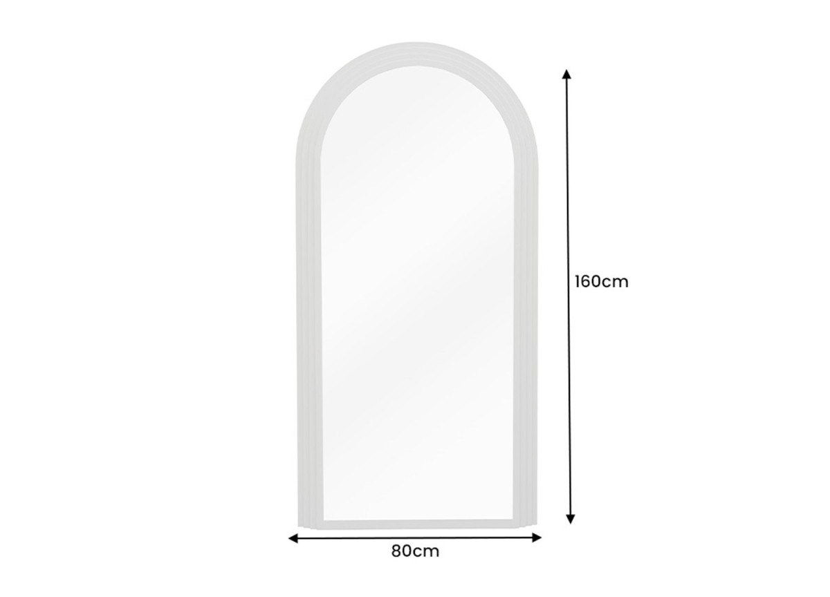 Miroir art décor grège