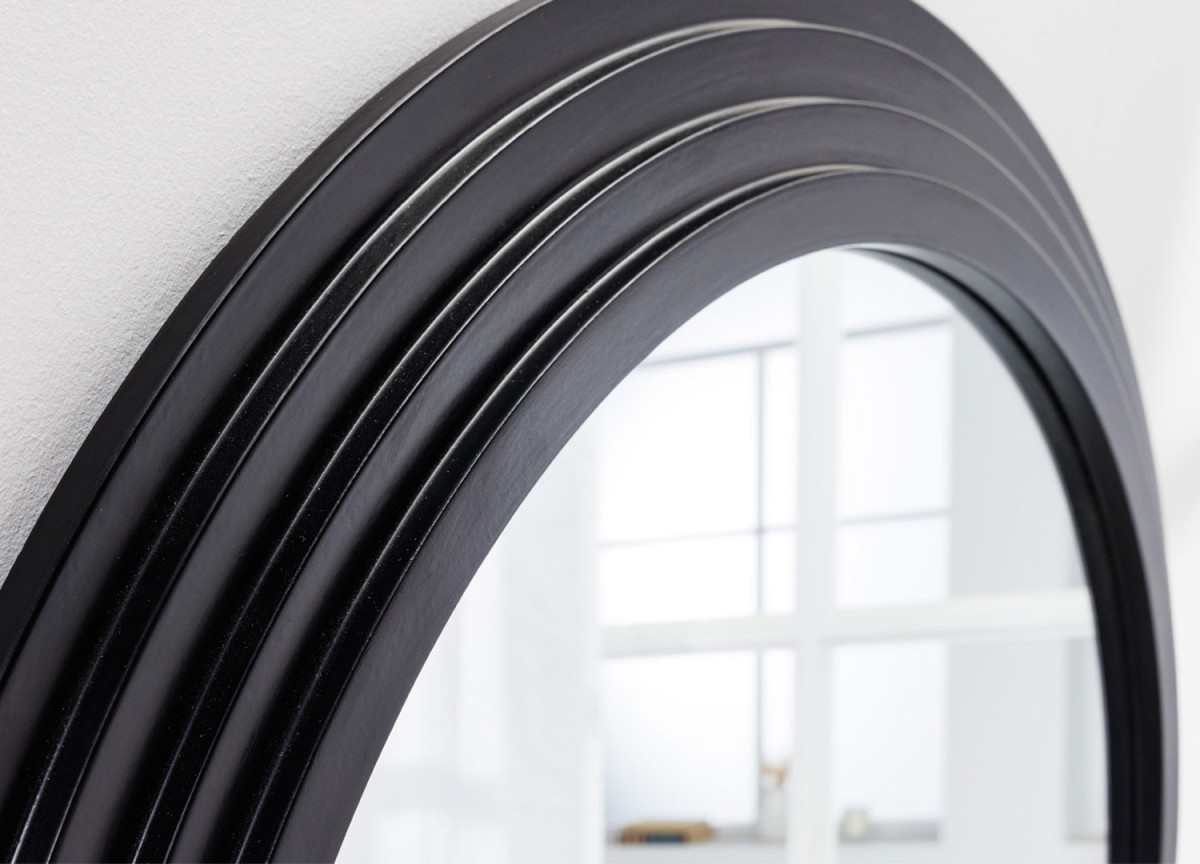 Miroir Cadre Noir Art Déco 160 cm