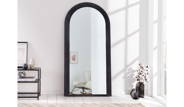 Grand miroir 160 cm contour noir