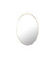 Miroir ovale doré 100 cm