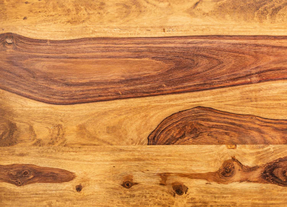 Table Basse Carrée 60x60 cm en Bois de Shesham