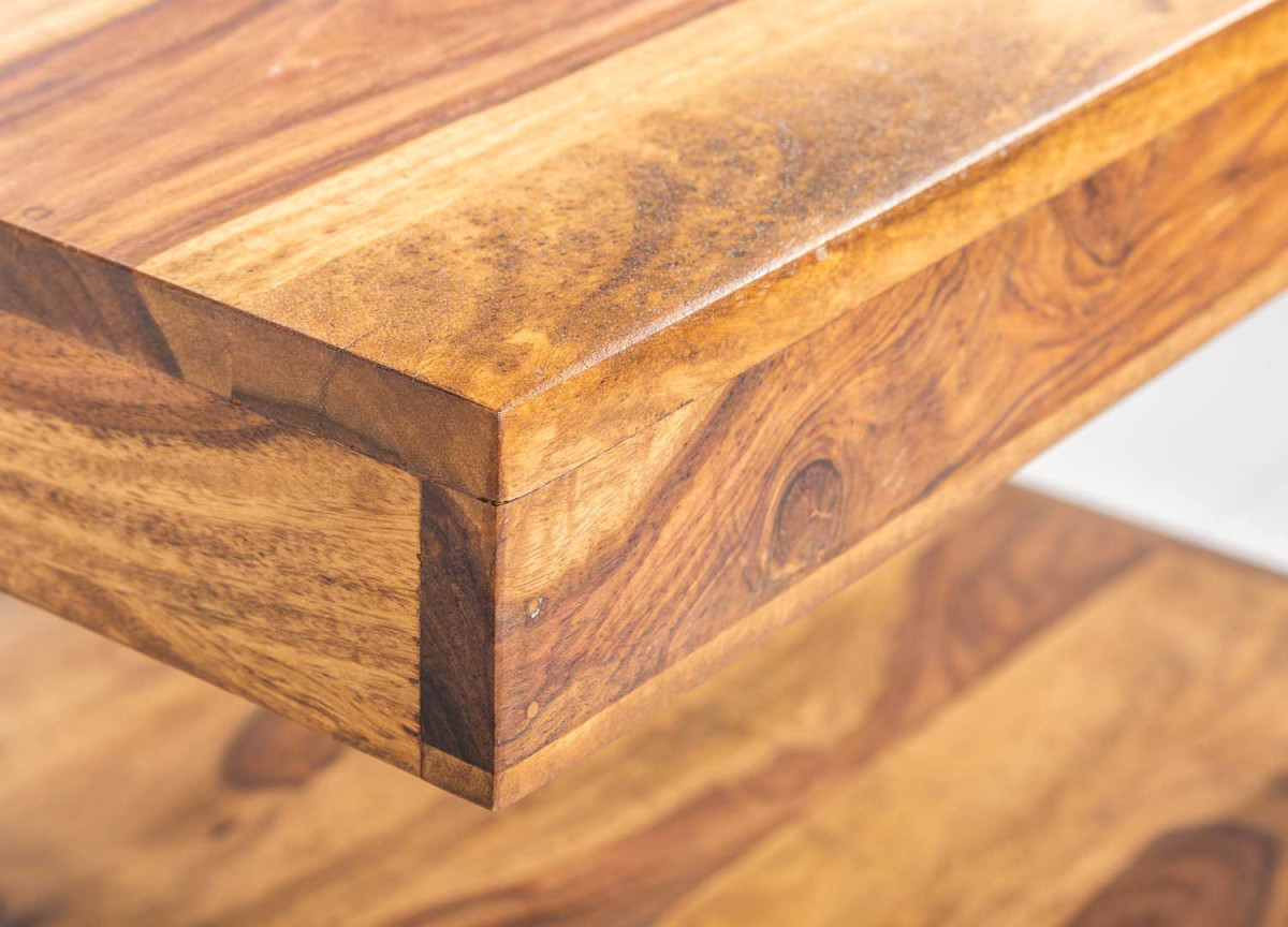 Table Basse Carrée 60x60 cm en Bois de Shesham