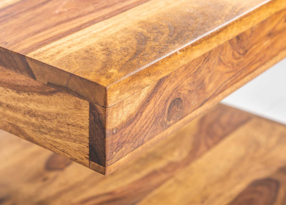 Table Basse 45x45 cm en bois de Shesham