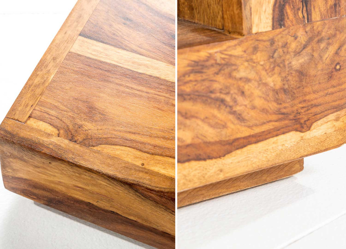 Table Basse 45x45 cm en bois de Shesham