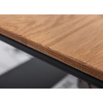 Table Basse Rectangulaire Chêne et Métal