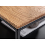 Table Basse Rectangulaire Chêne et Métal