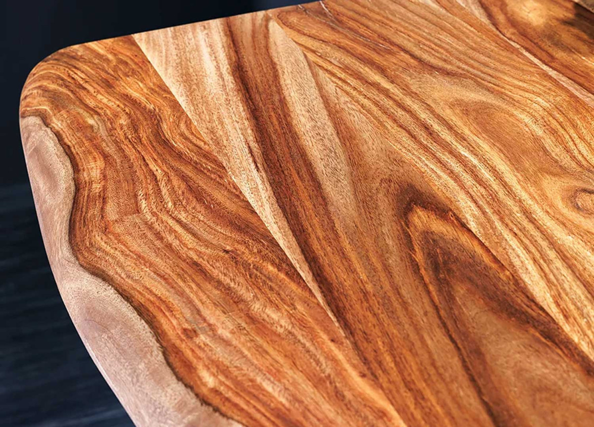 Table à Manger Industrielle Bois et Métal