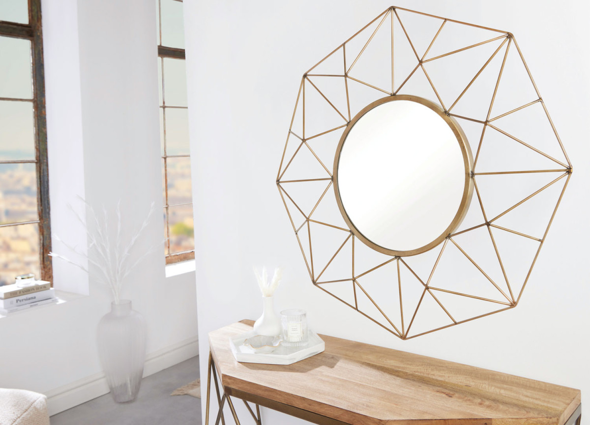 Miroir géométrique 80 cm