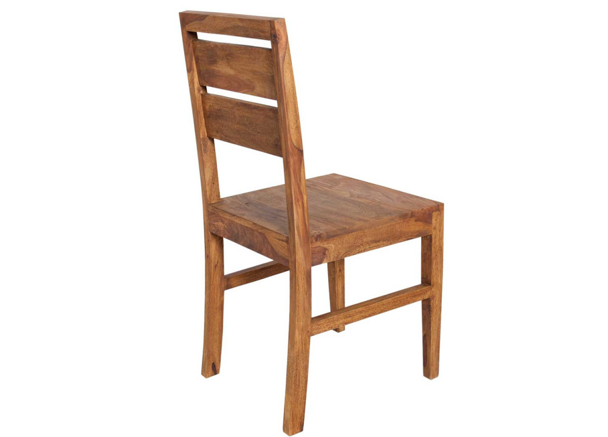 Chaises en bois massif de shesham