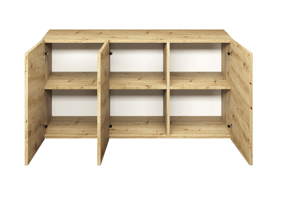 Buffet suspendu chêne artisan