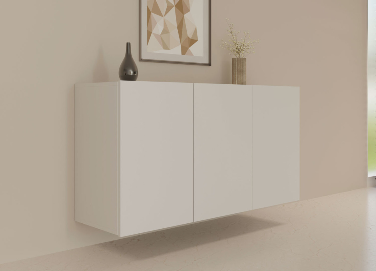 Buffet suspendu 160 cm 3 portes