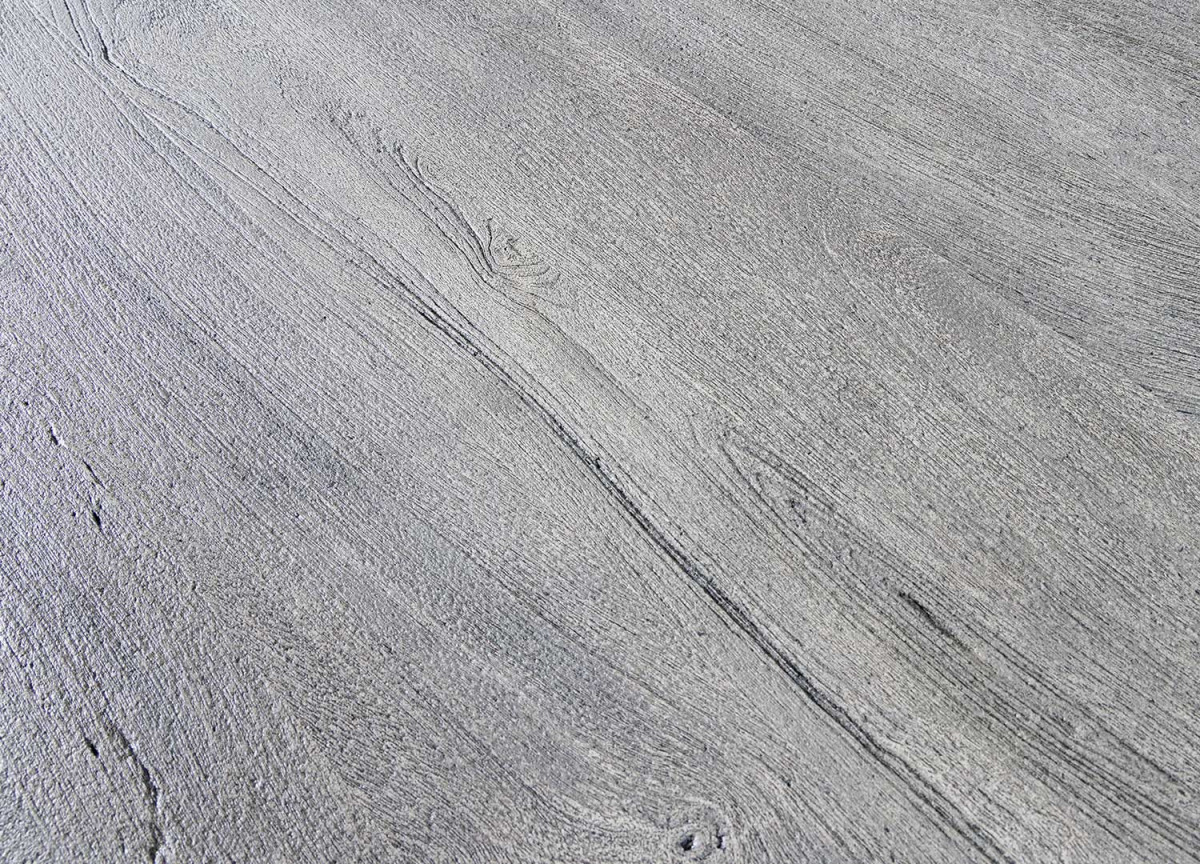 Table Repas Plateau Rond en Bois Massif et Pieds Métal