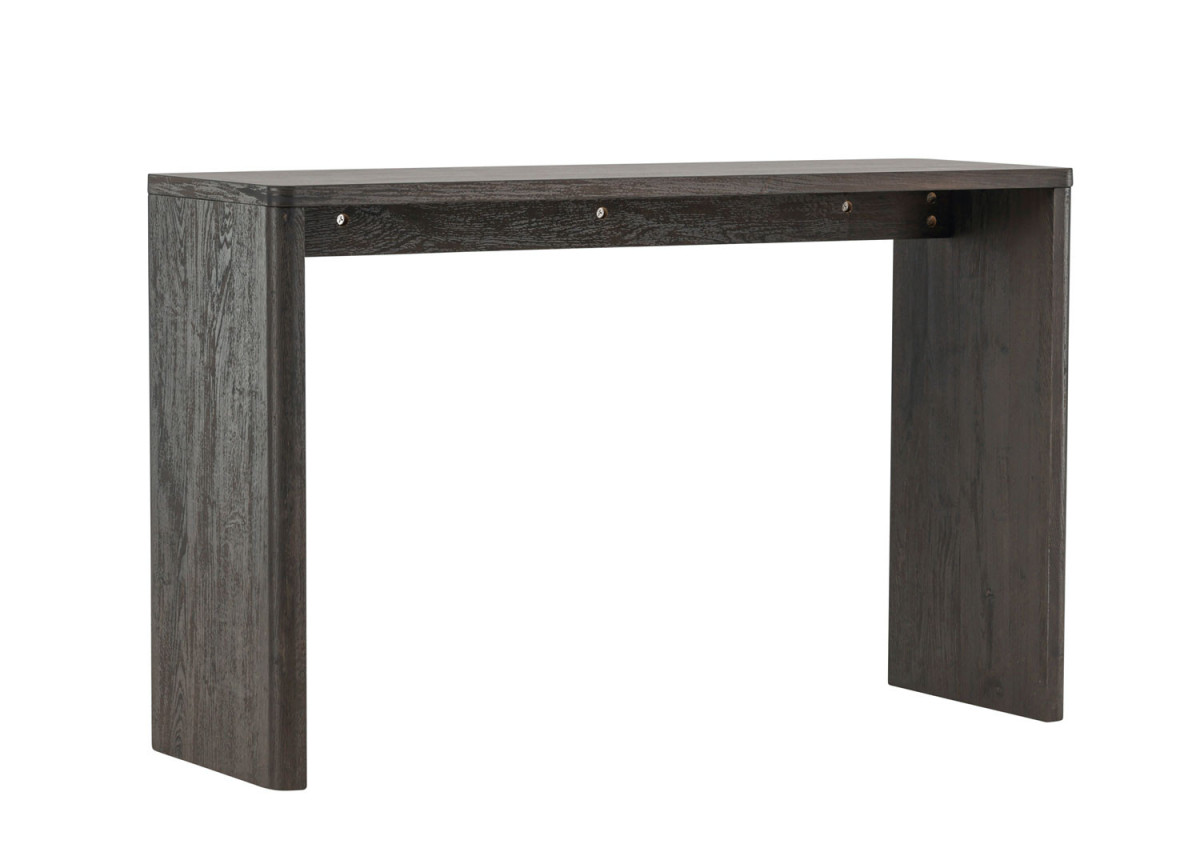 Table console couleur bois moka 120 cm