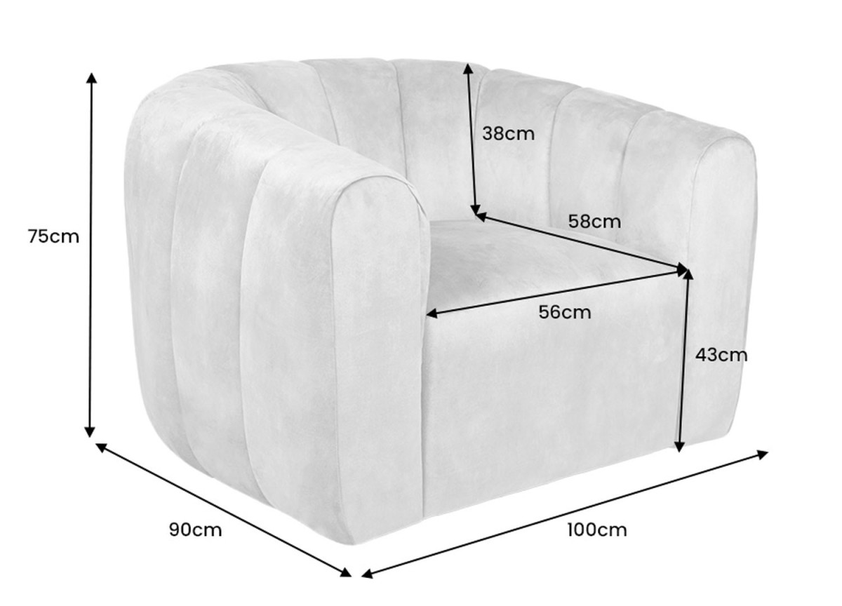 Fauteuil en Velours Vert Foncé Rotatif