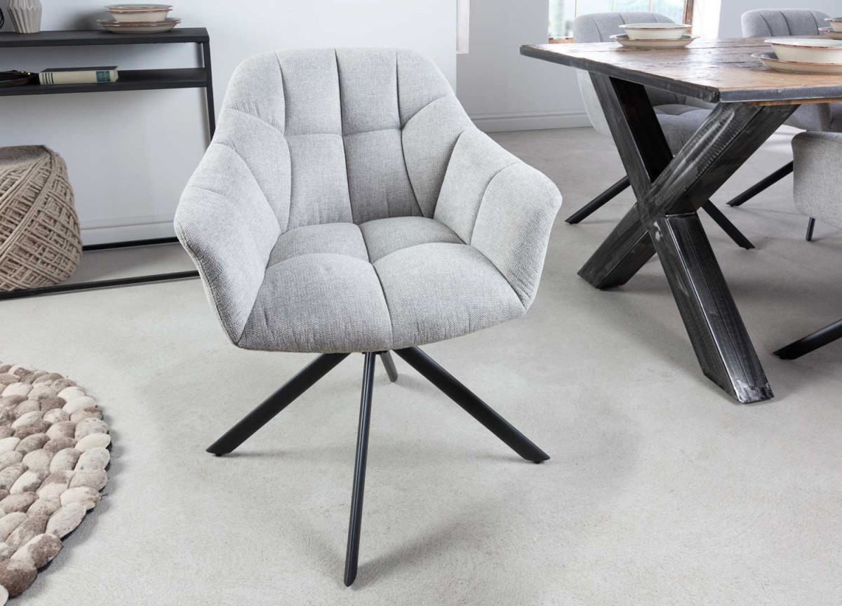 Lot de 2 fauteuils rotatifs à 180°