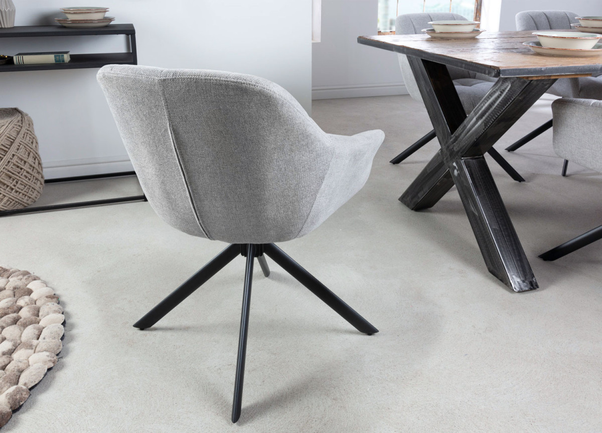 Lot de 2 fauteuils rotatifs à 180°