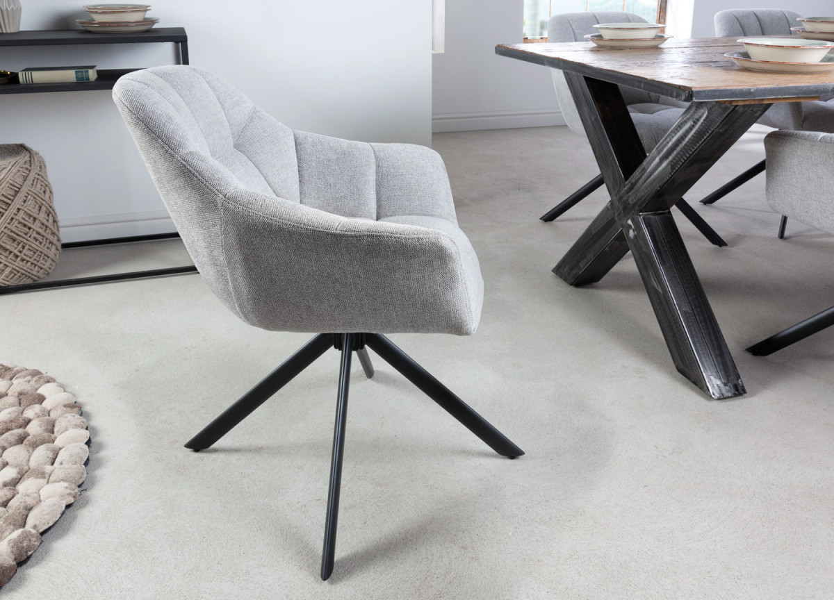 Lot de 2 fauteuils rotatifs à 180°