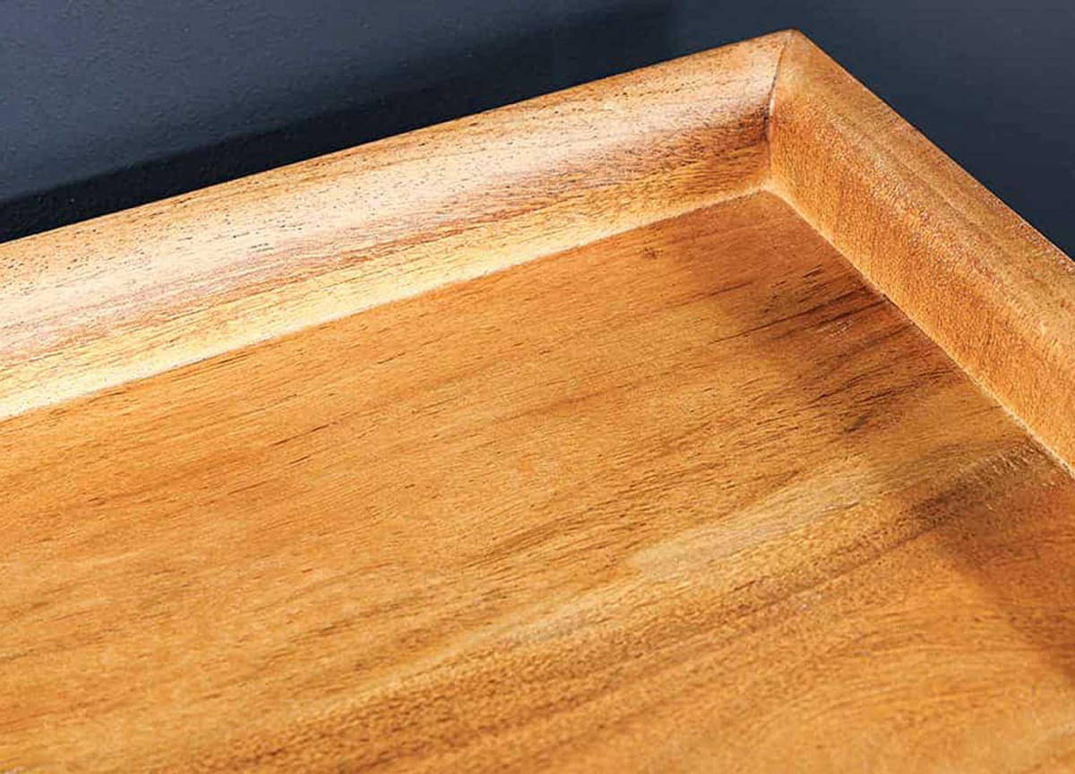 Bureau rétro moderne en acacia