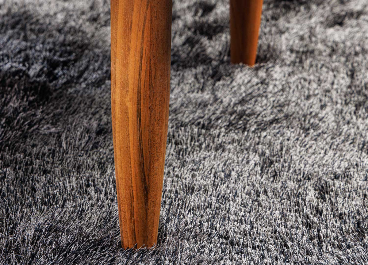 Console rétro moderne en acacia