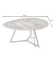 Table basse en céramique marbre taupe