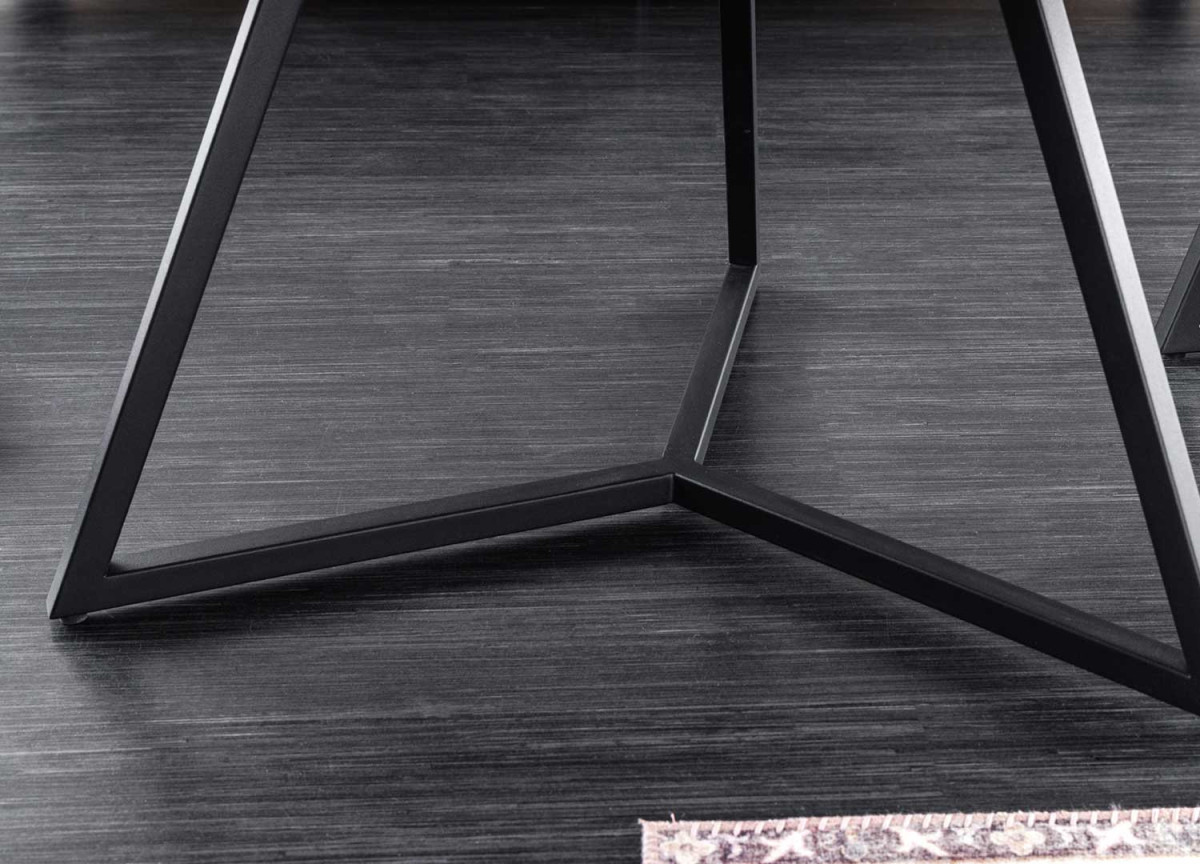 Table Basse Galet en Céramique effet Marbre