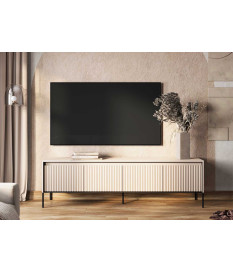 Meuble TV 193 cm coloris beige sable