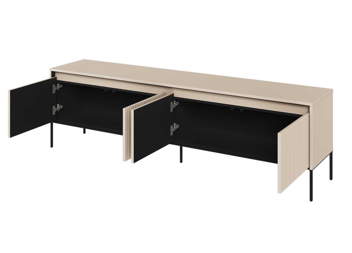 Meuble TV 193 cm coloris beige sable