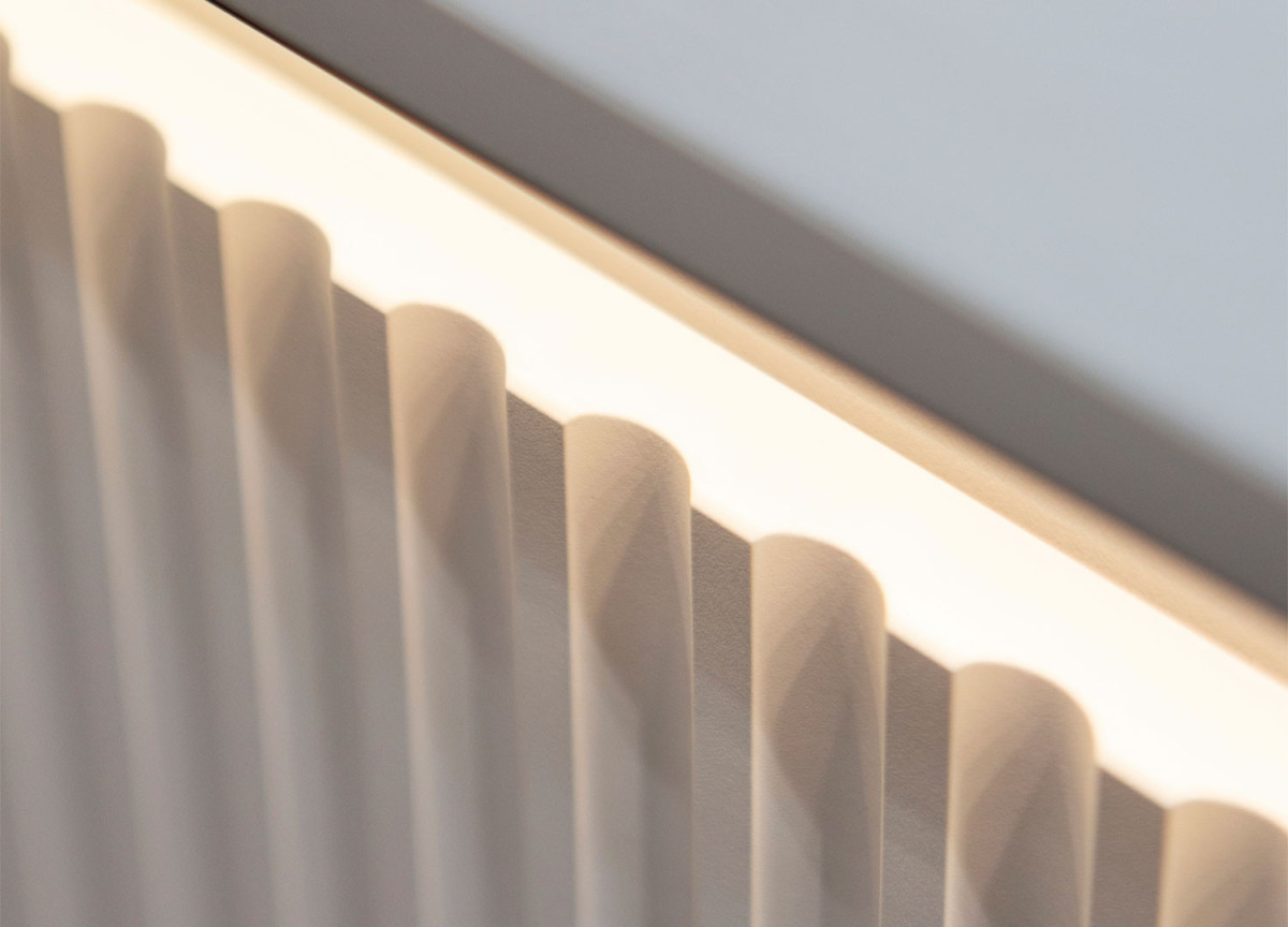 Bahut Beige/Sable avec Éclairage LED