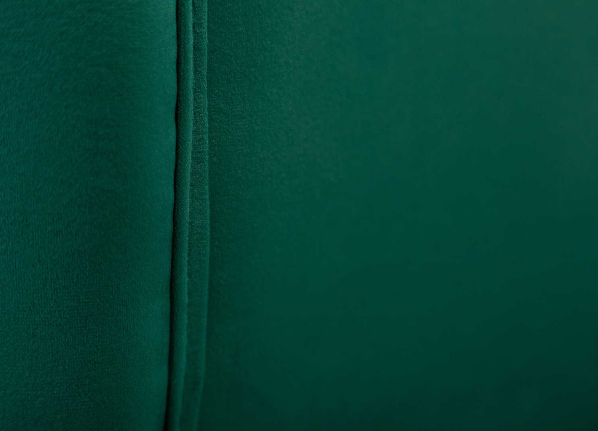 Fauteuil salon Vert Sapin et Pieds Dorés